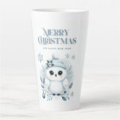 Merry Kerstoowl Latte Mok (Voorkant)
