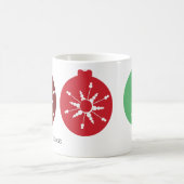 Merry Kerstornament Mix Holiday Koffiemok (Center)