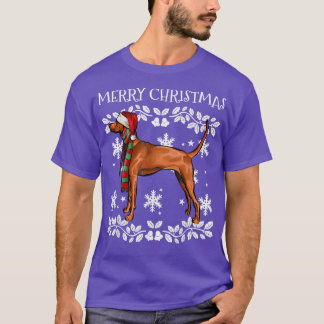 Merry Kerstornament Redbone Coonhound Xmas SA T-shirt
