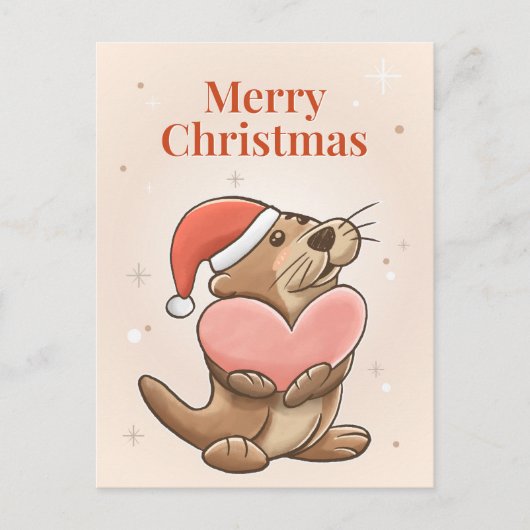 Merry Kerstotter Briefkaart (Voorkant)
