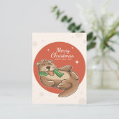 Merry Kerstotter Briefkaart (Staand voorkant)