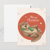 Merry Kerstotter Briefkaart (Voorkant / Achterkant)