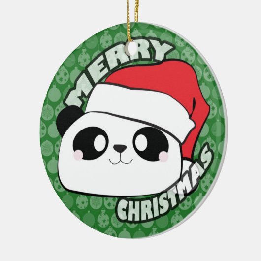 Merry Kerstpanda Ornament (Links)