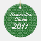 Merry Kerstpanda Ornament (Achterkant)