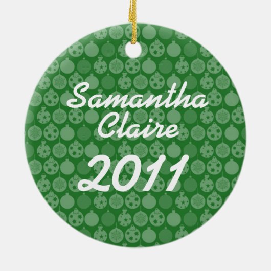 Merry Kerstpanda Ornament (Achterkant)