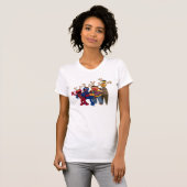 Merry Kerstparals T-shirt (Voorkant volledig)