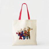 Merry Kerstparals Tote Bag (Voorkant)