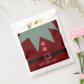 Merry Kerstparty Elf Suit Bedankzakje (Gezegeld)