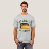 Merry Kerstpasteles Puerto Ricaanse bananenkoeken T-shirt (Voorkant volledig)