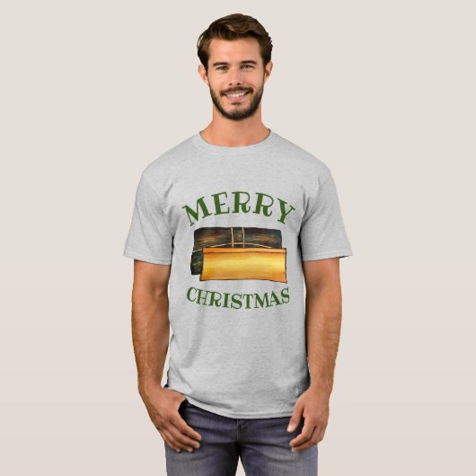 Merry Kerstpasteles Puerto Ricaanse bananenkoeken T-shirt (Voorkant volledig)