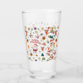 Merry Kerstpatroon Glas (Achterkant)