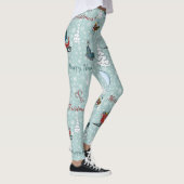 Merry-kerstpatroon Leggings (Rechts)
