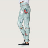 Merry-kerstpatroon Leggings (Links)