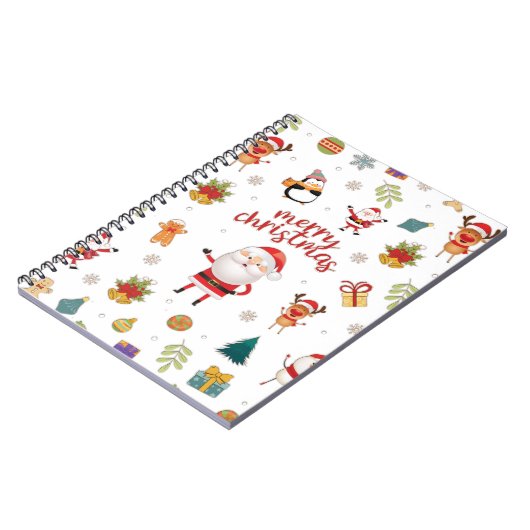 Merry Kerstpatroon Notitieboek (Linkerzijde)