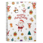 Merry Kerstpatroon Notitieboek (Voorkant)