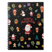 Merry Kerstpatroon Notitieboek (Voorkant)