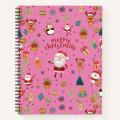 Merry Kerstpatroon Notitieboek (Voorkant)