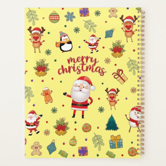 Merry Kerstpatroon Planner (Achterkant)