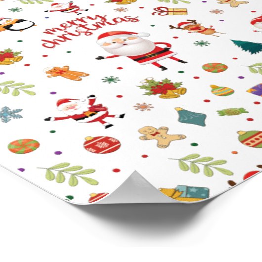 Merry Kerstpatroon Poster (Hoek)