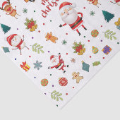 Merry Kerstpatroon Tissuepapier (Detail)