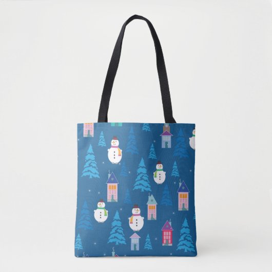 Merry Kerstpatroon Tote Bag (Voorkant)