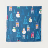 Merry Kerstpatroon Wandkleed (Voorkant)