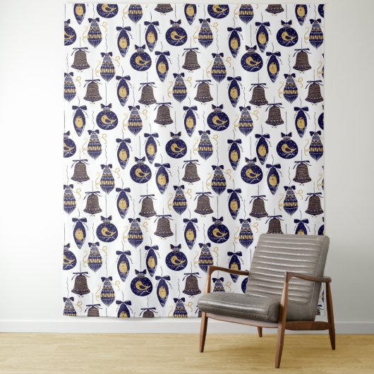 Merry Kerstpatroon Wandkleed (In situ)