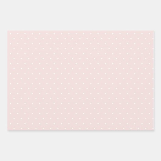 Merry Kerstpattern Rainbow Blush Pastel Inpakpapier Vel (Voorkant 3)