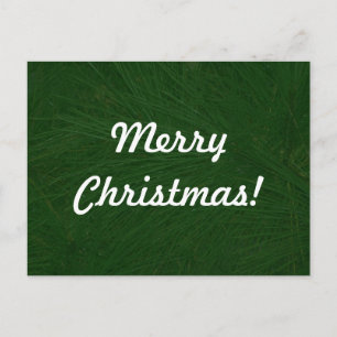 Merry-kerstpine-structuur dicht feestdagenkaart