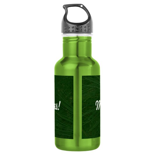 Merry-kerstpine-structuur dicht waterfles  (Achterkant)