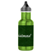 Merry-kerstpine-structuur dicht waterfles  (Rechts)