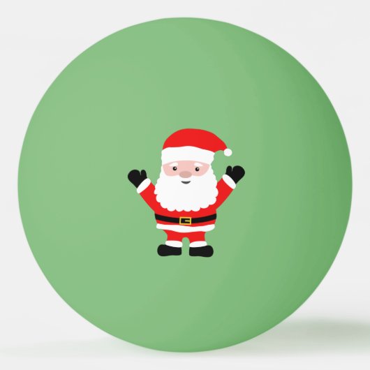 Merry Kerstping pongballen voor tafeltennis Pingpongbal (Voorkant)