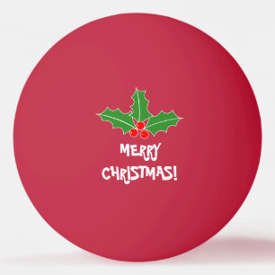 Merry Kerstping pongballen voor tafeltennis Pingpongbal
