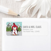 Merry Kerstpinguin Etiket (Insitu)