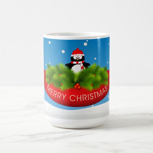 Merry Kerstpinguin Magische Mok (Midden)