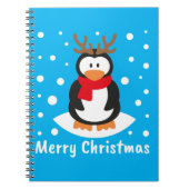 Merry Kerstpinguin Notitieboek (Voorkant)