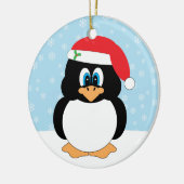 Merry Kerstpinguin Ornament (Links)