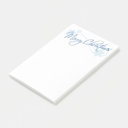 Merry kerstpost-it notities post-it® notes (Schuin)