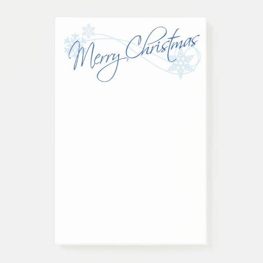 Merry kerstpost-it notities post-it® notes (Voorkant)