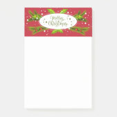 Merry kerstpost-it notities post-it® notes (Voorkant)