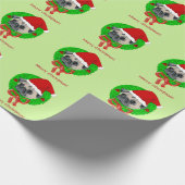 Merry Kerstpug Cadeaupapier (Hoek)