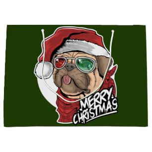 Merry Kerstpug Groot Cadeauzakje