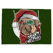 Merry Kerstpug Groot Cadeauzakje (Achterkant)