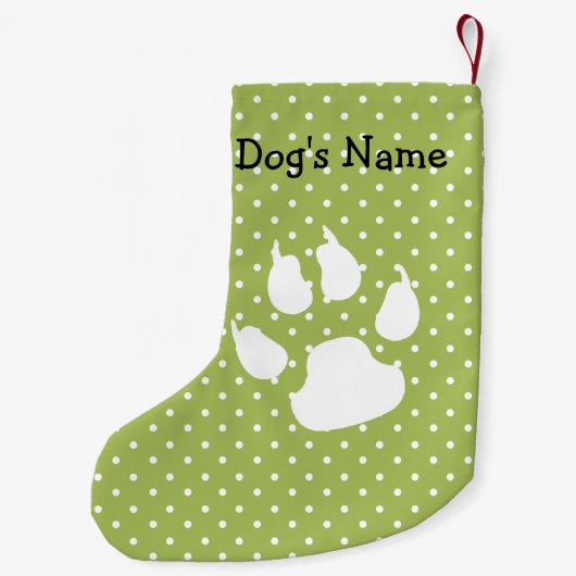 Merry Kerstpug Kleine Kerstsok (Achterkant)