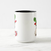 Merry Kerstpuppy Pug Mok (Midden)