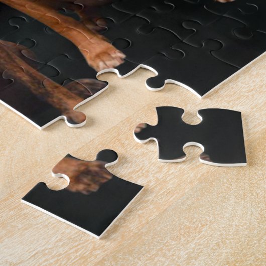 Merry Kerstpups Puzzle Legpuzzel (Zijkant)