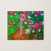 Merry Kerstpuzzle Legpuzzel (Horizontaal)