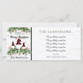 Merry KerstRed Buffalo Pset Gnomes Greenery (Achterkant)