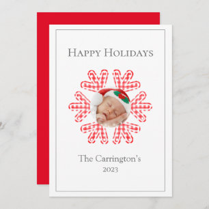 Merry Kerstred Pset Snowflake Foto Holiday