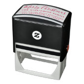 Merry KerstRed Return-adres Zelfinktende Stempel (Product)